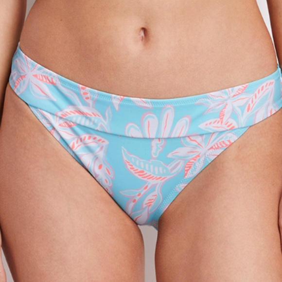 NEW Vineyard vines swimwear bikini bottom Clay floral-Island size XS